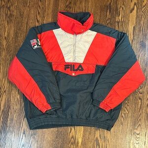 Vintage 90s Fila Anorak Ski Jacket
